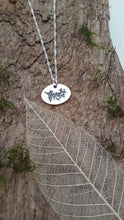 Fine silver leaves/branch pendant - Anna Ancell Jewellery