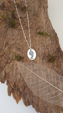 Fine silver poppy pendant - Anna Ancell Jewellery