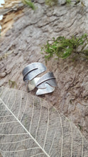 Sterling Silver adjustable feather ring - Anna Ancell Jewellery