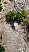 Pear shaped moonstone pendant in sterling silver - Anna Ancell Jewellery