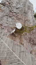 Fine silver dandelion stud earrings - Anna Ancell Jewellery