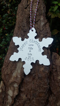 Engraved snowflake decoration - Anna Ancell Jewellery