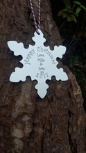Engraved snowflake decoration - Anna Ancell Jewellery