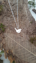 Sterling silver Wren pendant - Anna Ancell Jewellery