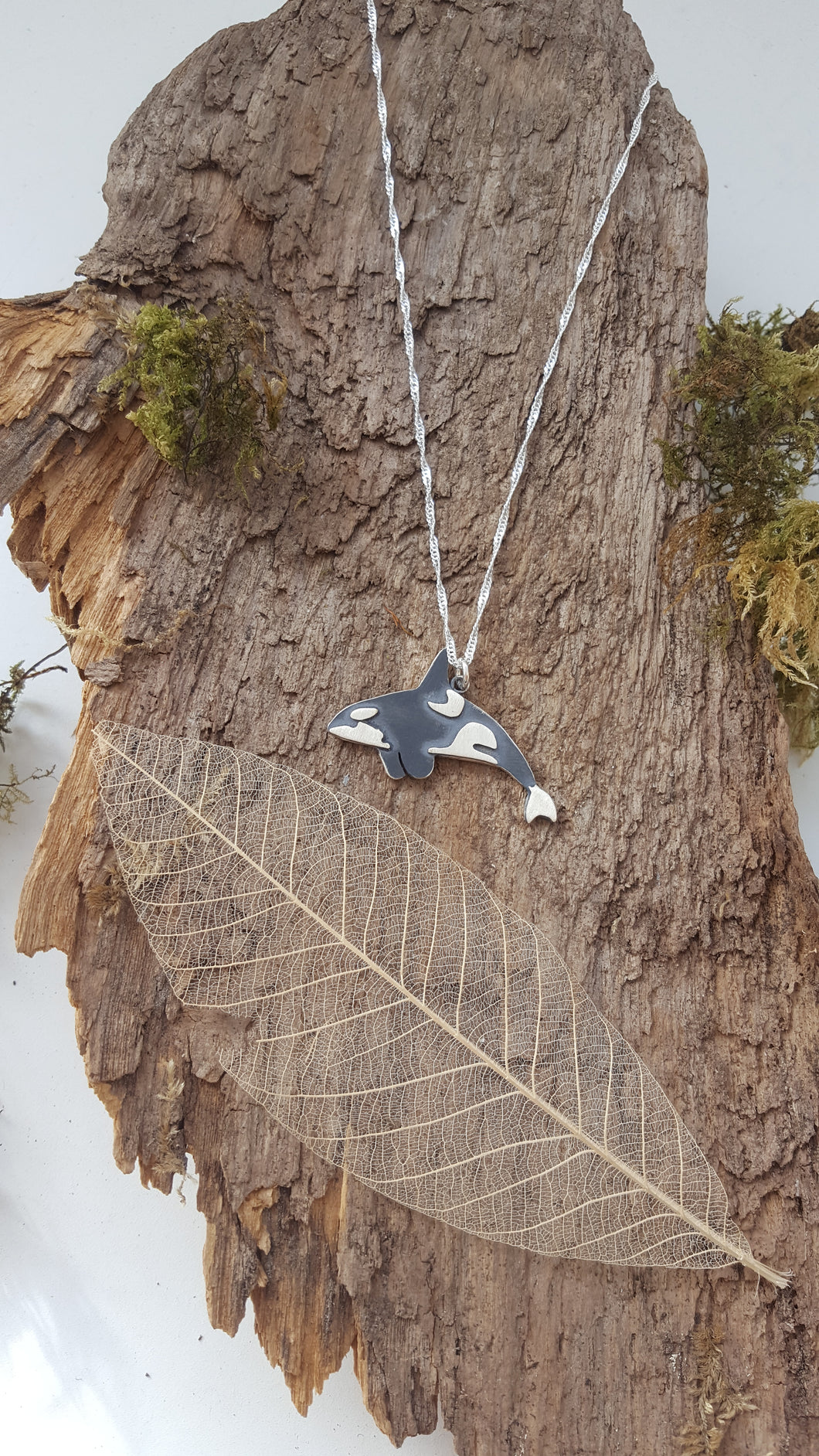 Sterling silver Orca/Killer whale - Anna Ancell Jewellery