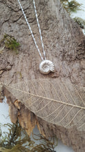 Fine silver Ammonite pendant - Anna Ancell Jewellery