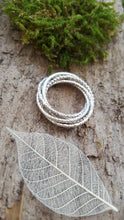 Sterling Silver 5 band entwined Ring - Anna Ancell Jewellery