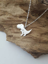 Sterling silver T-Rex pendant - Anna Ancell Jewellery