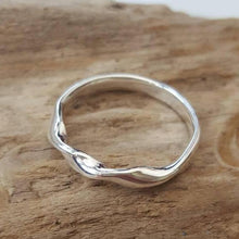 Sterling Silver Twist Ring - Anna Ancell Jewellery