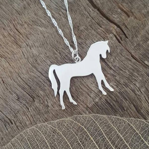 Horse pendant in sterling silver - Anna Ancell Jewellery