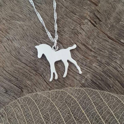 Foal pendant in sterling silver - Anna Ancell Jewellery