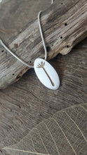 Fine silver dandelion seed pendant - Anna Ancell Jewellery