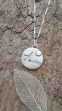 Sterling seascape and gull pendant - Anna Ancell Jewellery