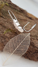 Sterling silver feather earrings - Anna Ancell Jewellery