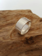 Sterling Silver wide band ring - Anna Ancell Jewellery