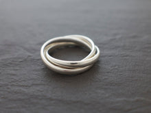 Sterling Silver Chunky Entwined Ring - Anna Ancell Jewellery
